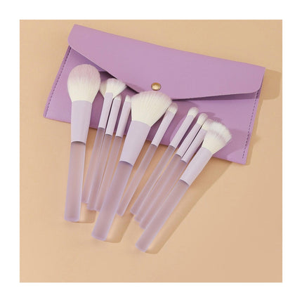 10PCS Makeup Brush Travel Foundation Concealers Contouring Professional Synthetic Bristles Make Up Brushes