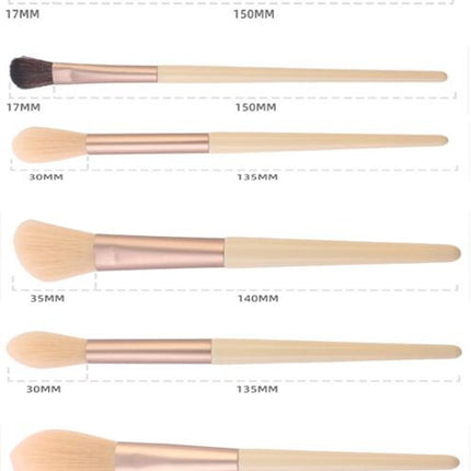 12-Piece Makeup Brush Set - Premium Soft Synthetic Bristles For Contour Eyeshadow & Perfect Smoky Eye