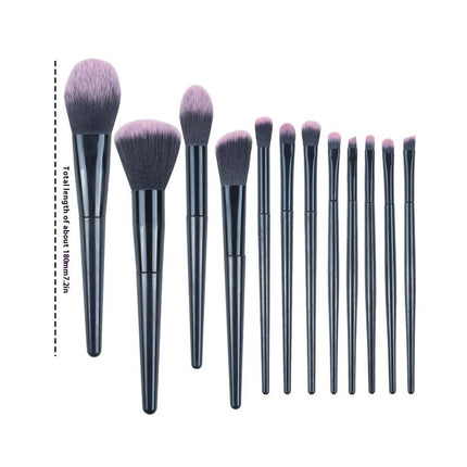 12 -Pcs Makeup Brush Set Professional Makeup Brushes Face Foundation Brush Vegan Make Up Brushes Set