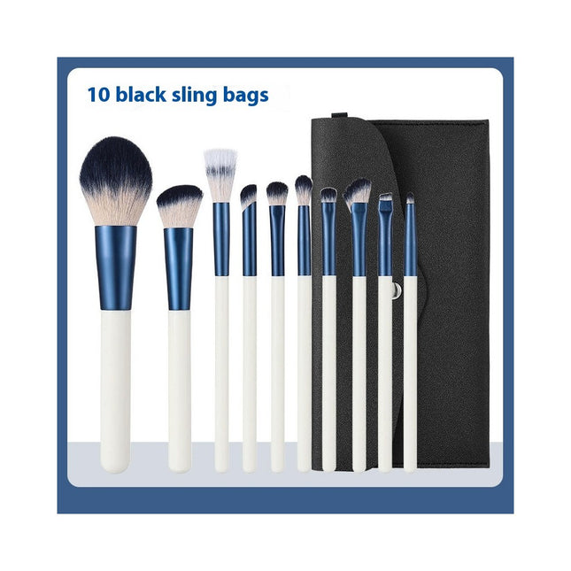 10-Pcs Makeup Brush Set Professional Makeup Brushes Face Foundation Brush Vegan Make Up Brushes Set