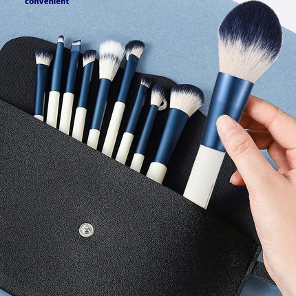 10-Pcs Makeup Brush Set Professional Makeup Brushes Face Foundation Brush Vegan Make Up Brushes Set