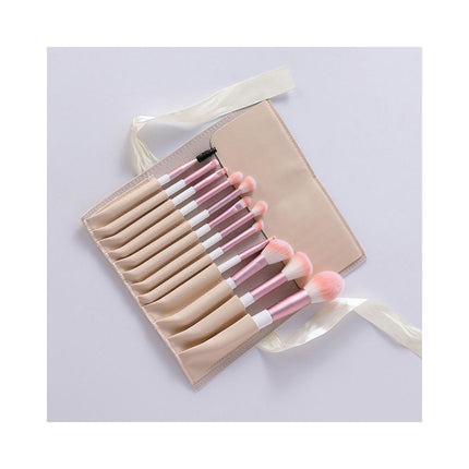 Travel Makeup Brushes Set Professional Cute Makeup Brush For Foundation Powder Concealer Blush Portable Storage Bag