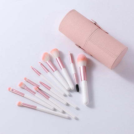 Travel Makeup Brushes Set Professional Cute Makeup Brush For Foundation Powder Concealer Blush Portable Storage Bag