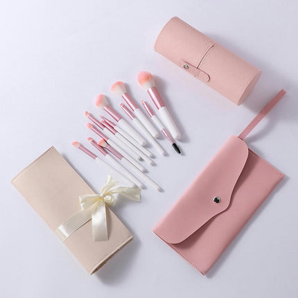 Travel Makeup Brushes Set Professional Cute Makeup Brush For Foundation Powder Concealer Blush Portable Storage Bag