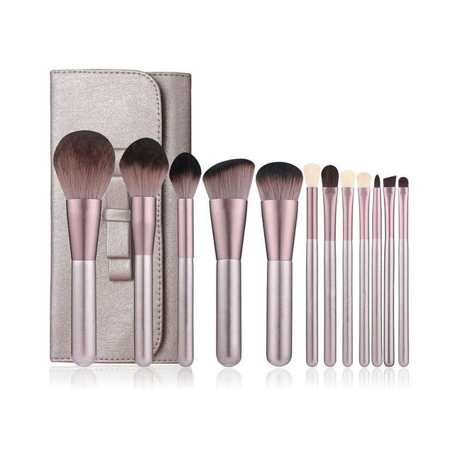 12 Pcs Makeup Brush Set Professional Makeup Brushes Face Foundation Brush Concealer Eyeshadow Brushes Set