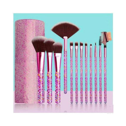 Makeup Brush Sets - 12 Pcs Makeup Brushes For Liquid Cream & Powder Foundation Concealer Blush & Contour