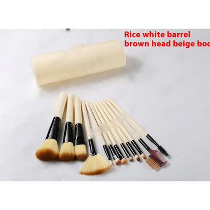 Set Premium Synthetic Foundation Powder Concealer Contour Eye Shadow Brushes & Tools with Brush Bucket