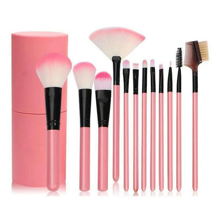 Set Premium Synthetic Foundation Powder Concealer Contour Eye Shadow Brushes & Tools with Brush Bucket