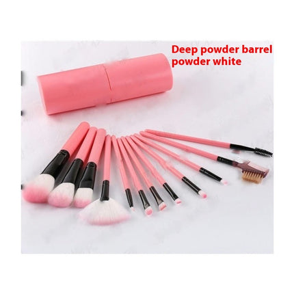 Set Premium Synthetic Foundation Powder Concealer Contour Eye Shadow Brushes & Tools with Brush Bucket