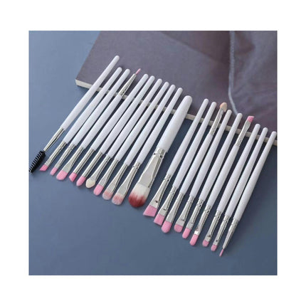 20 Pcs Full Face Professional Makeup Brushes Set For Powder Liquid Cream Blush Brush Foundation Brush