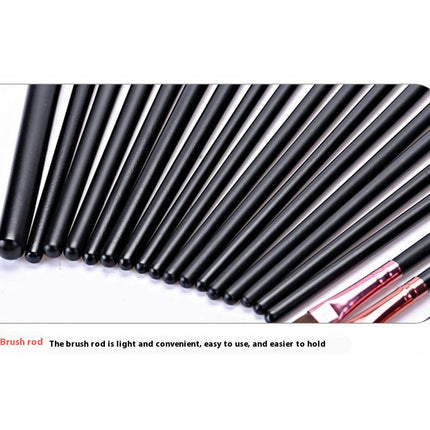 20 Pcs Full Face Professional Makeup Brushes Set For Powder Liquid Cream Blush Brush Foundation Brush