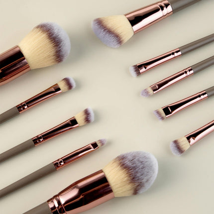 15Pcs Brushes For Liquid Makeup Professional Foundation Brushes Set For Blending Flawless Powder Cosmetics Stippling