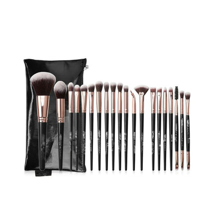 20Pcs Makeup Brush Set Foundation Brush Blending Concealers Face Powder Eye Make up Brushes Set with Bag