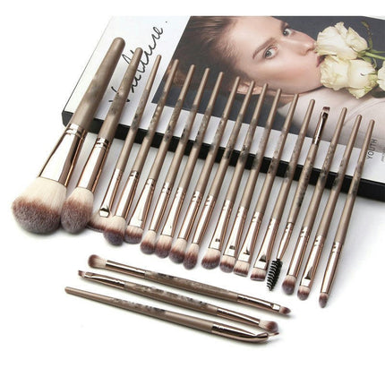 20Pcs Makeup Brush Set Foundation Brush Blending Concealers Face Powder Eye Make up Brushes Set with Bag