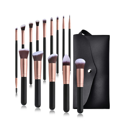 14/16 Pcs Foundation Brushes For Blending Liquid Cream Flawless Powder Cosmetics Buffing Stippling Concealer