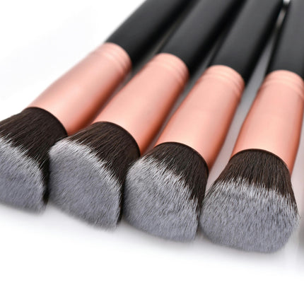 14/16 Pcs Foundation Brushes For Blending Liquid Cream Flawless Powder Cosmetics Buffing Stippling Concealer