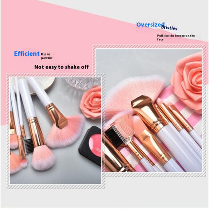 Makeup Brush Set 8 Pcs Premium Foundation Synthetic Powder Concealers Makeup Brushes Big Cosmetic Brushes