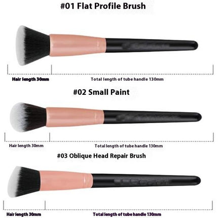 Makeup Brushes Professional 15Piece Brush Set Face Makeup Brush Set Foundation Brush Set Travel Makeup Brushes