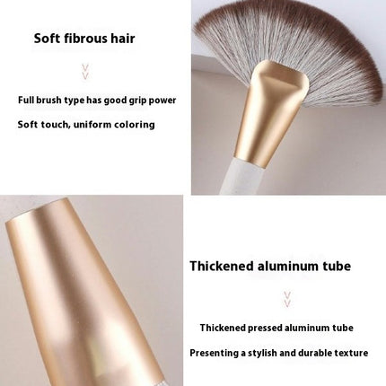 16 Pieces Professional Makeup Brushes Premium Synthetic Concealer Blush Highlighter Brush Blending Brush Set