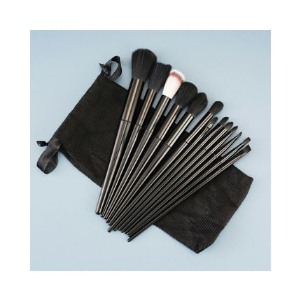 13Pcs Morandi makeup brush set soft-bristled facial mask brush makeup brush contouring eye shadow blush concealer