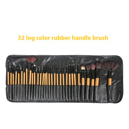 Cosmetic Makeup Brushes Set Portable Foundation Brush 32pcs  Eyeshadow Concealer Lash Blush Brush With Bag