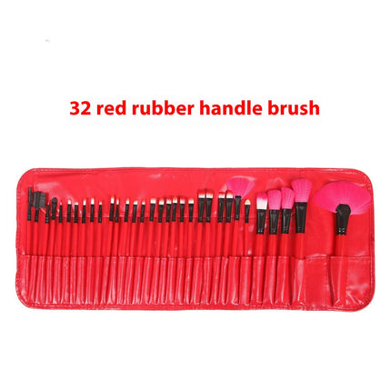 Cosmetic Makeup Brushes Set Portable Foundation Brush 32pcs  Eyeshadow Concealer Lash Blush Brush With Bag