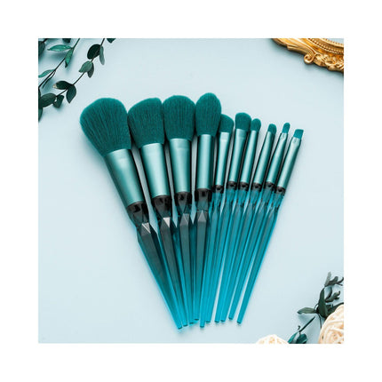 10 Pcs Makeup Brush Set Vegan Professional Diamond Makeup Brushes Set Make Up Brushes Set Professional