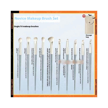 Eye Makeup Brushes 10/13PCS Professional Eye shadow Eyebrow Cream Blending Brushes Set With Carrying Bag