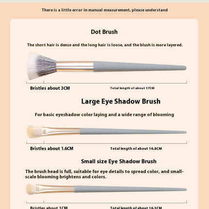 Eye Makeup Brushes 10/13PCS Professional Eye shadow Eyebrow Cream Blending Brushes Set With Carrying Bag