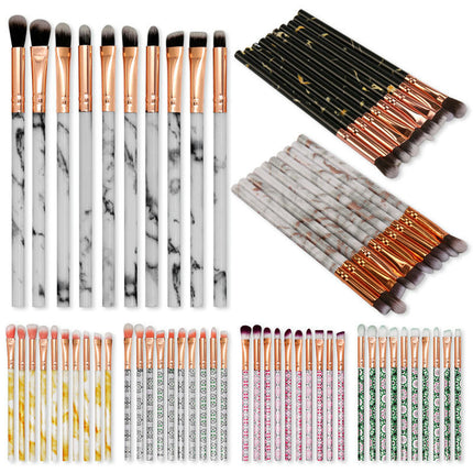 Professional Brushes10Pcs Marble Make Up Brushes Makeup Brushes Set Include Eyeshadow Eyebrow Brush Set