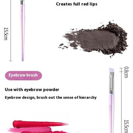 Makeup Brush Sets, Premium Synthetic Contour Blush Foundation Concealers Eye Shadows Eyebrow Cosmetic Brushes(10 pcs)