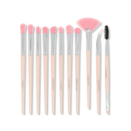 Eye Makeup Brushes 12 PCS Professional Eye shadow Eyebrow Foundation Powder Cream Blending Brushes Set