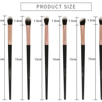 Eye Makeup Brushes 12 PCS Professional Eye shadow Eyebrow Foundation Powder Cream Blending Brushes Set