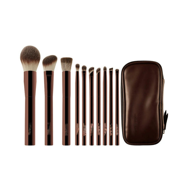 10Pcs Makeup Brush Set Make Up Brushes Set Professional,Natural Hair Makeup Brush Set Professional Brushes