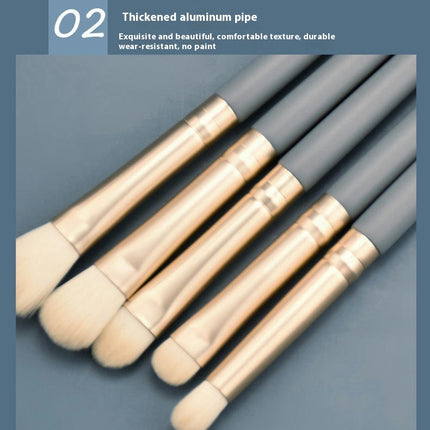 10Pcs Makeup Brushes - Professional Synthetic Blending Powder Liquid Cream Face Brushes Cosmetic Brushes Kit with Bag