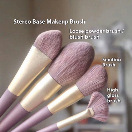 13PCS Make Up Brush For Foundation Concealer Shadows Powder Makeup Brush Kits And Travel Daily Makeup Use