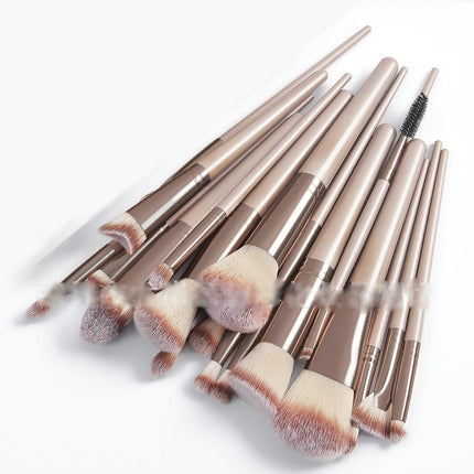 20Pcs Brushes Set Face Makeup Brushes Set Travel Make Up Brushes With Plastic Handle Softy Synthetic Fiber