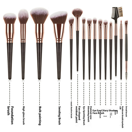 With Brushes Makeup Synthetic Premium Set 15/20 PCs Conical Handle Beauty Tools Facials Powder Concealers Shadows