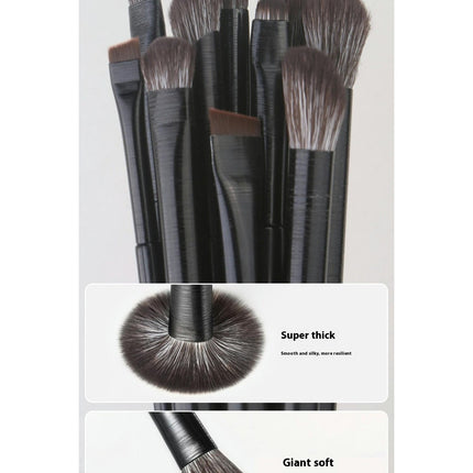 Eye Makeup Brush Set - 10Pieces Eyeshadow Brushes Eye Blending Brush Concealer - With Soft Synthetic Bristles