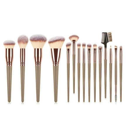 10/15/20 Pcs Professional Premium Synthetic Make Up Brushes Set Foundation Powder Concealers Eye Shadows