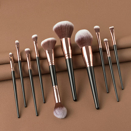 10/15/20 Pcs Professional Premium Synthetic Make Up Brushes Set Foundation Powder Concealers Eye Shadows