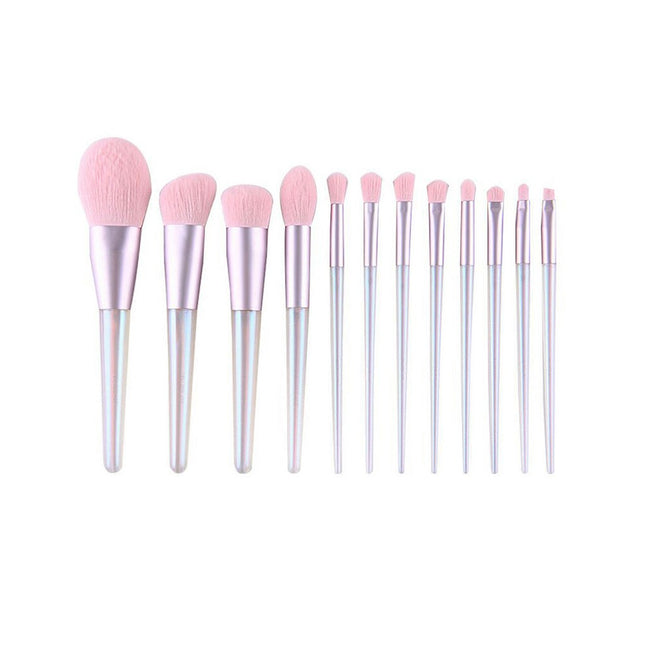 Makeup Brushes Set Makeup Brush Kit For Blush For Blending Shadow Eyelash Lip and Brow - Perfect Touch Up Makeup Kit