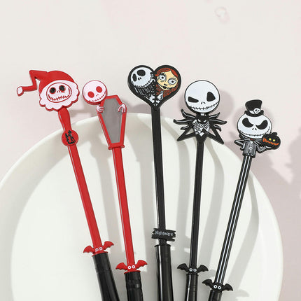 Makeup Brushes 5/10 pcs Halloween Jack Anime Makeup Brush Set Foundation Powder Brush For Foundation Blush