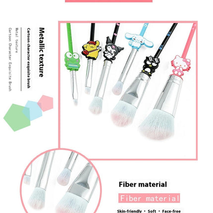 Cartoon Cat Makeup Brushes Cute Animal Designed Soft Makeup Brushes Set Cosmetic Tool Face Powder Blush Set