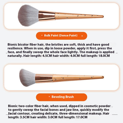 Makeup Brush Set 10pcs Make Up Brushes Professional Art Cosmetics  Brushes Face Powder Blush Brushes Tool Kit