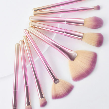 Makeup Brush Set Premium Synthetic Foundation Blending Brush Face Powder Concealers Eye Shadows Make Up Brushes