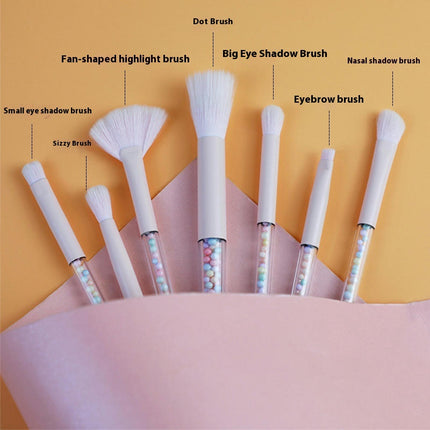 Basic Powder Concealers Eye Shadows Soft Brush Stylish Handle Cosmetic Tool Complete Makeup Brush Kit