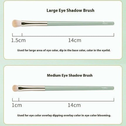 11pcs Premium Cosmetic Makeup Brush Set For Foundation Blending Blush Concealer Eye Shadow Travel Makeup Bag Included