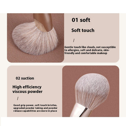 11Pcs Premium Synthetic Foundation Powder Concealers Eye shadows Blush Makeup Brushes Travel Makeup Set With Bag