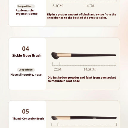 Professional Makeup Brushes Set Foundation Brush Travel Blending Concealers Face Powder Eye Makeup Brush Sets